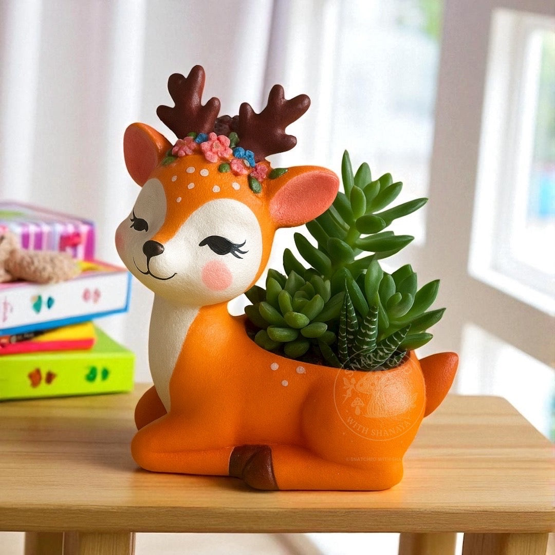 Bambi Whimsy Planter