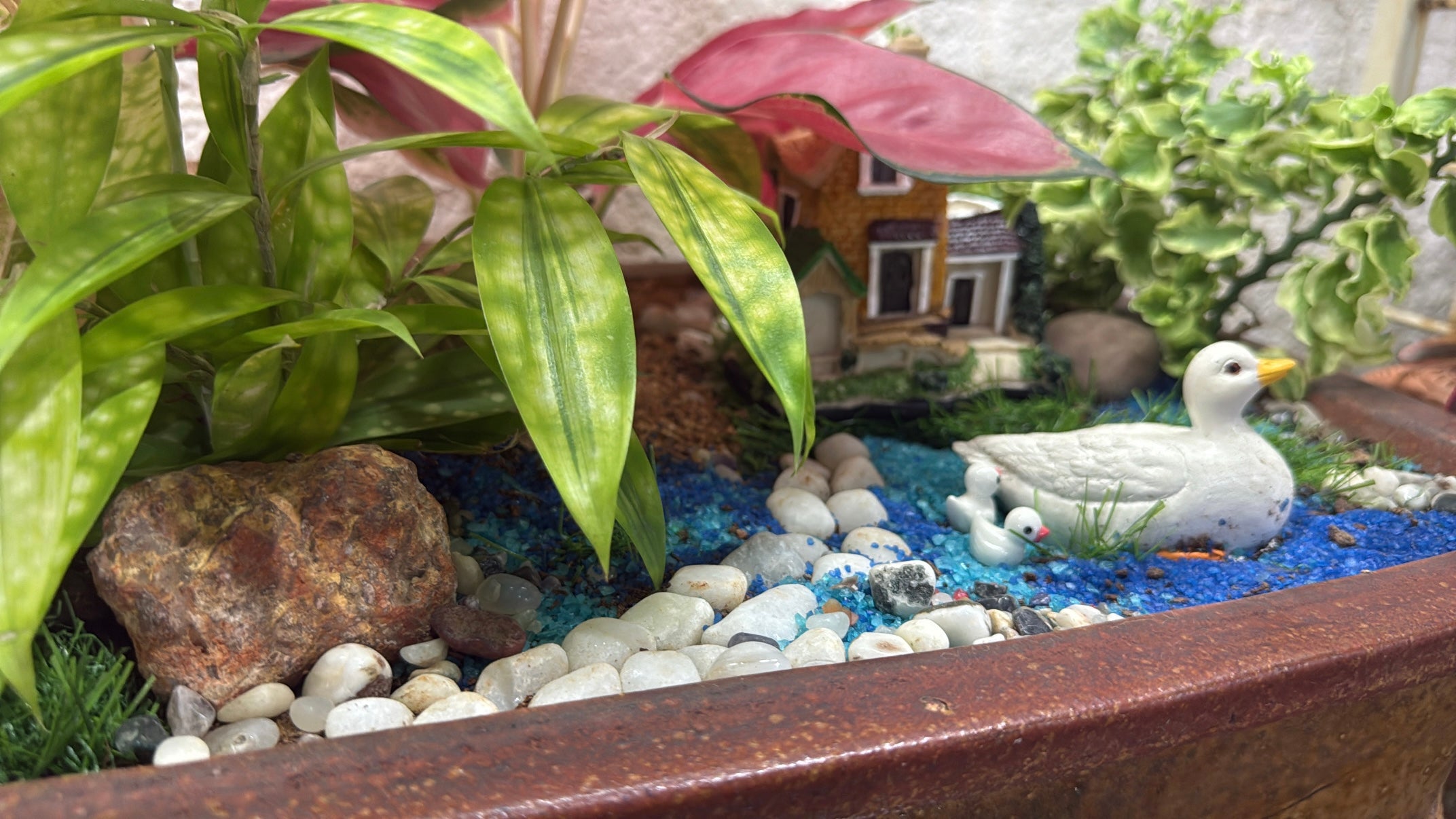 MotherDuck and Pixie Terrarium